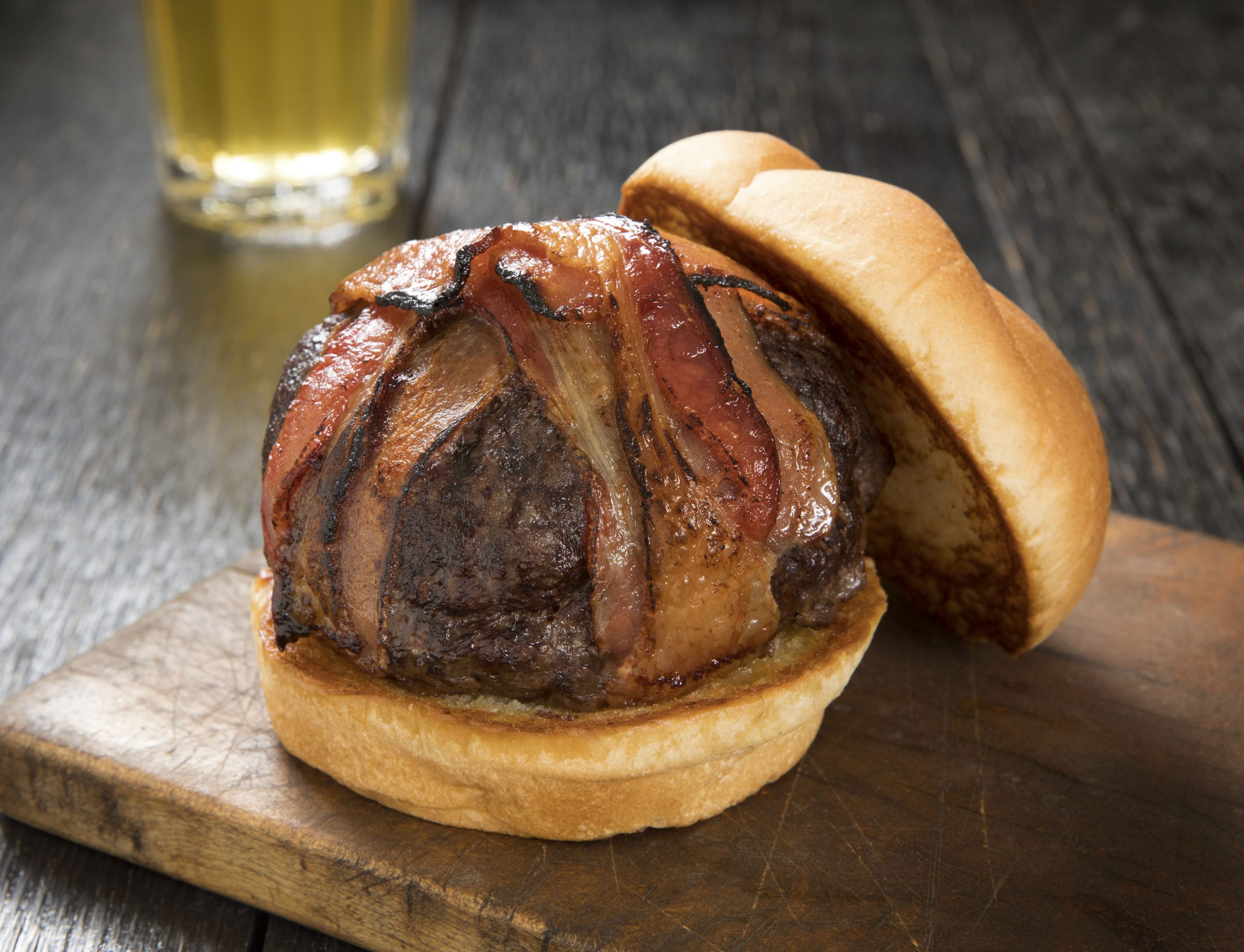 Bacon Bomb Sneak Burger